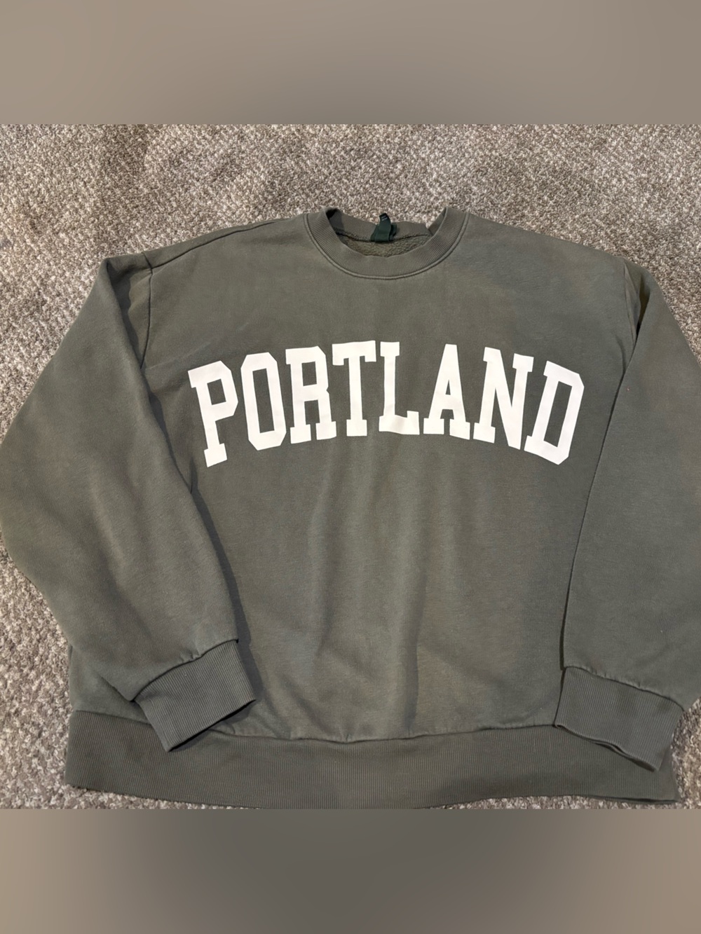 wild fable Olive PORTLAND Pullover Crewneck Sweatshirt
